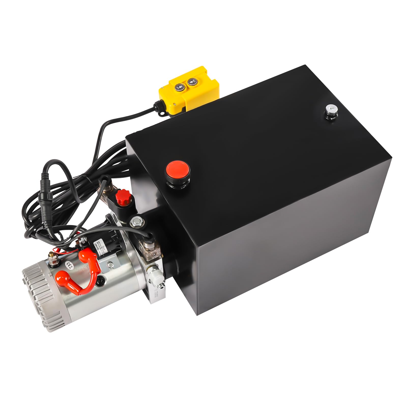 Professionelle 12V Hydraulikpumpe mit 18,9L Edelstahltank – Doppelwirkende 3KW-Pumpe, 16MPa Druck, 4,5m Fernbedienung – für Kippanhänger, Hebebühnen & Ladebordwände