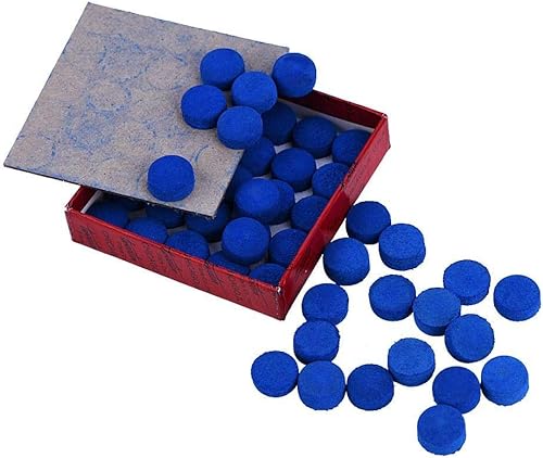 Miniatura 4 de Puntas de taco de billar de cuero atornilladas para taco de billar para 0.354 in, 0.512 in, 0.394 in, juego de 50 (0.512 in)