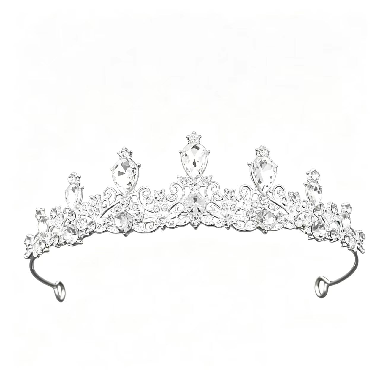 New Wedding Headpiece for Bride Bridal Crown Rhinestone Crystal Headgear
