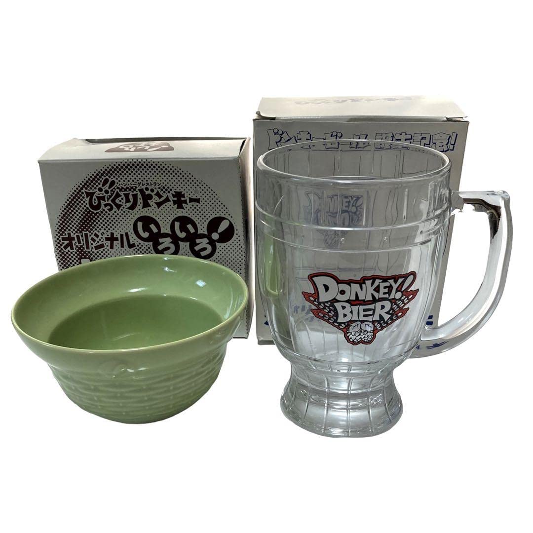 びっくりドンキー ディッシュ皿＆お茶碗 3種セット