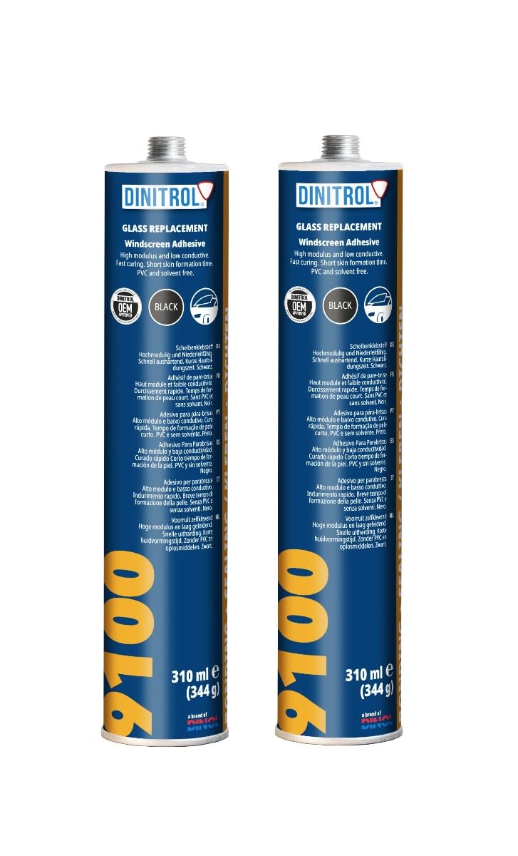 DINITROL 9100 HD Automotive Urethane / 310ml 2 Tubes 30min Cure