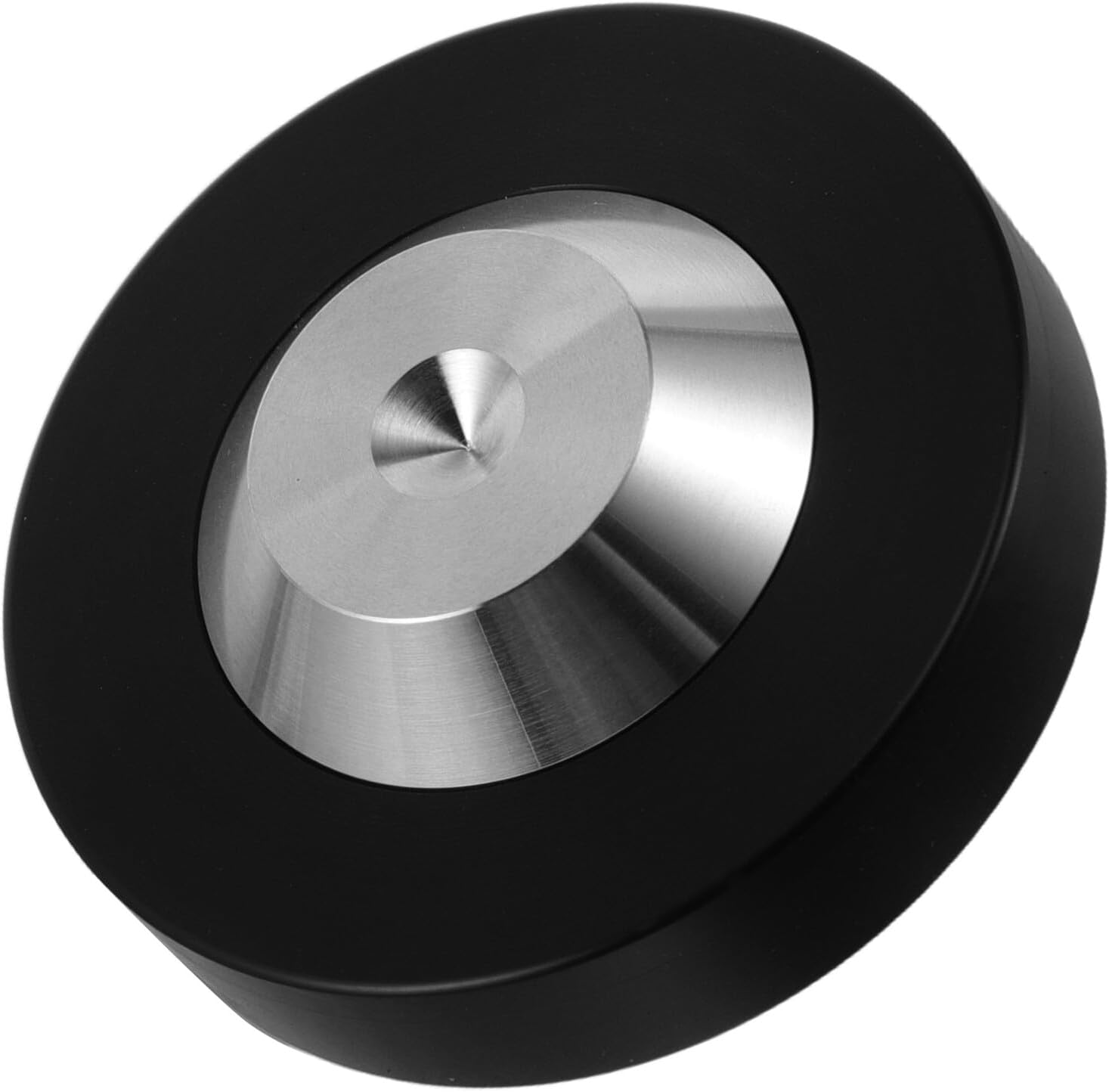Vaguelly Speaker Isolation Feet Pads Anti-Vibration Cushions for Amplifiers and Audio Equipment, Non-Slip Stainless Steel Shockproof Speaker Feet Pads 39x13mm for Home Audio Systems
