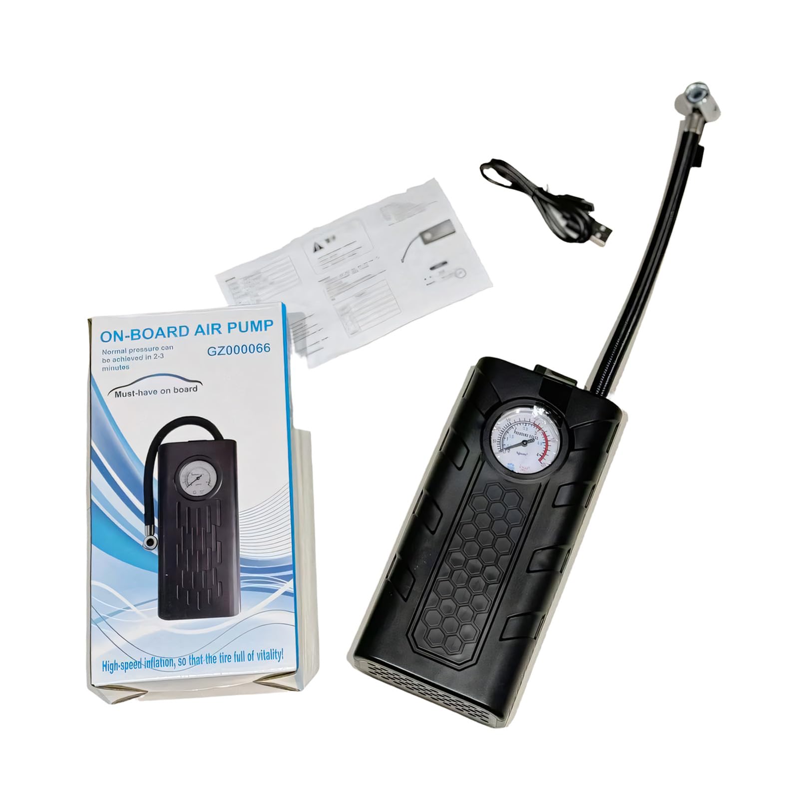 Shyyoulqe A Compact Bs Digital Compressor Pumps With Quick Inflation Technology Cordless Tire Pumps For Cars Motorcycles Bikes Outdoor Transportable Inflator