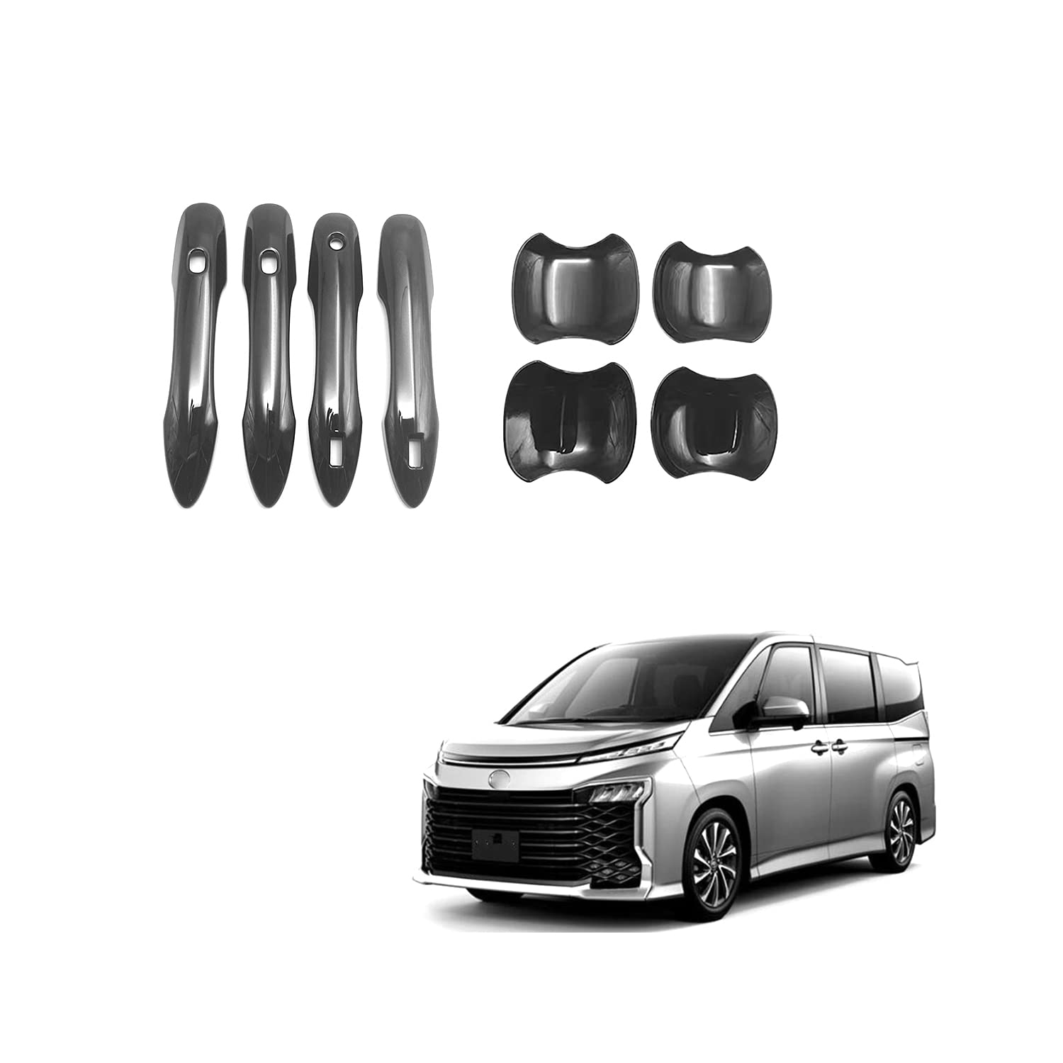 ヴォクシー/ノア90系(令和4年1月～) 専用外装 ドアハンドル周りメッキパーツ Amazon.co.jp: Hyorabyn 新型ヴォクシー 90系 / 新型ノア 90系 令和4年
