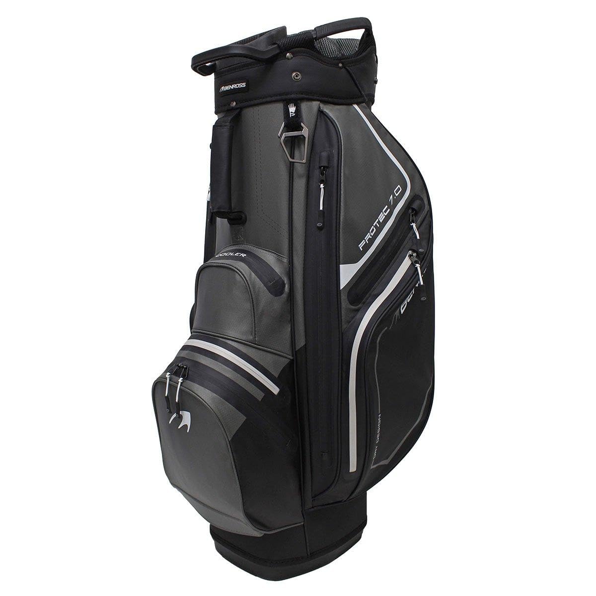 ProTec 7.0 Waterproof Golf Cart Bag - Black/Grey