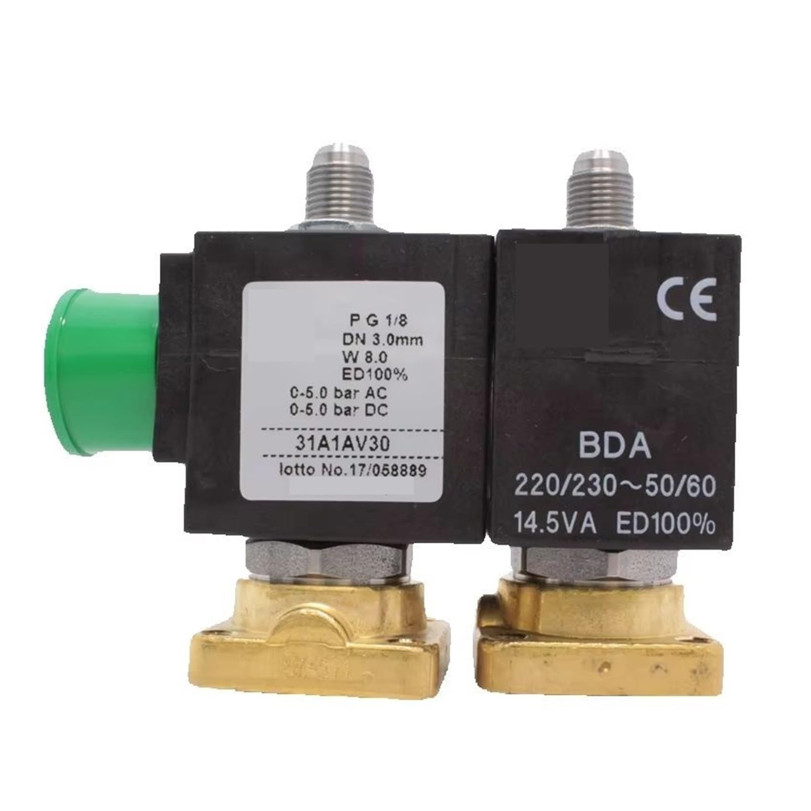 NVSFZGIYG 31A1AV15 31A1AV20 3/2way n-c Direct Acting Solenoid valves 24vdc(220vac)
