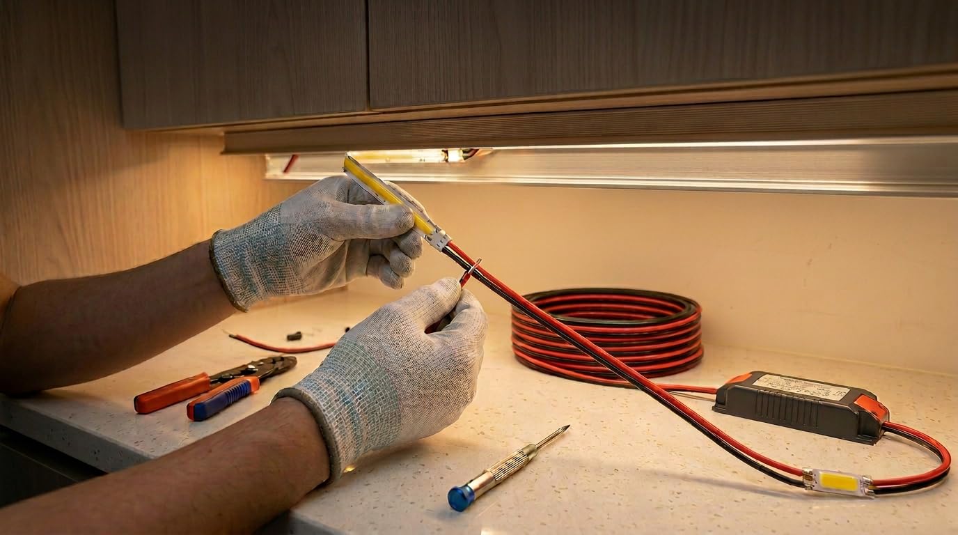 EvZ Elektrischer Silikondraht, 12 Gauge, 10 m, 12 AWG, flexibles 2-Leiter-Parallelkabel, 2-polig, rot/schwarz, hochtemperaturbeständig, einfarbige LED-Streifenverlängerung