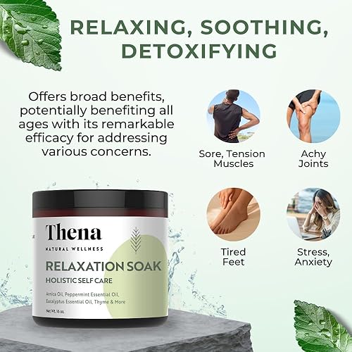 Miniatura 6 de Terapia de baño de relajación orgánica, aceite de árnica relajante de eucalipto, menta, para aliviar el estrés, recuperación muscular,