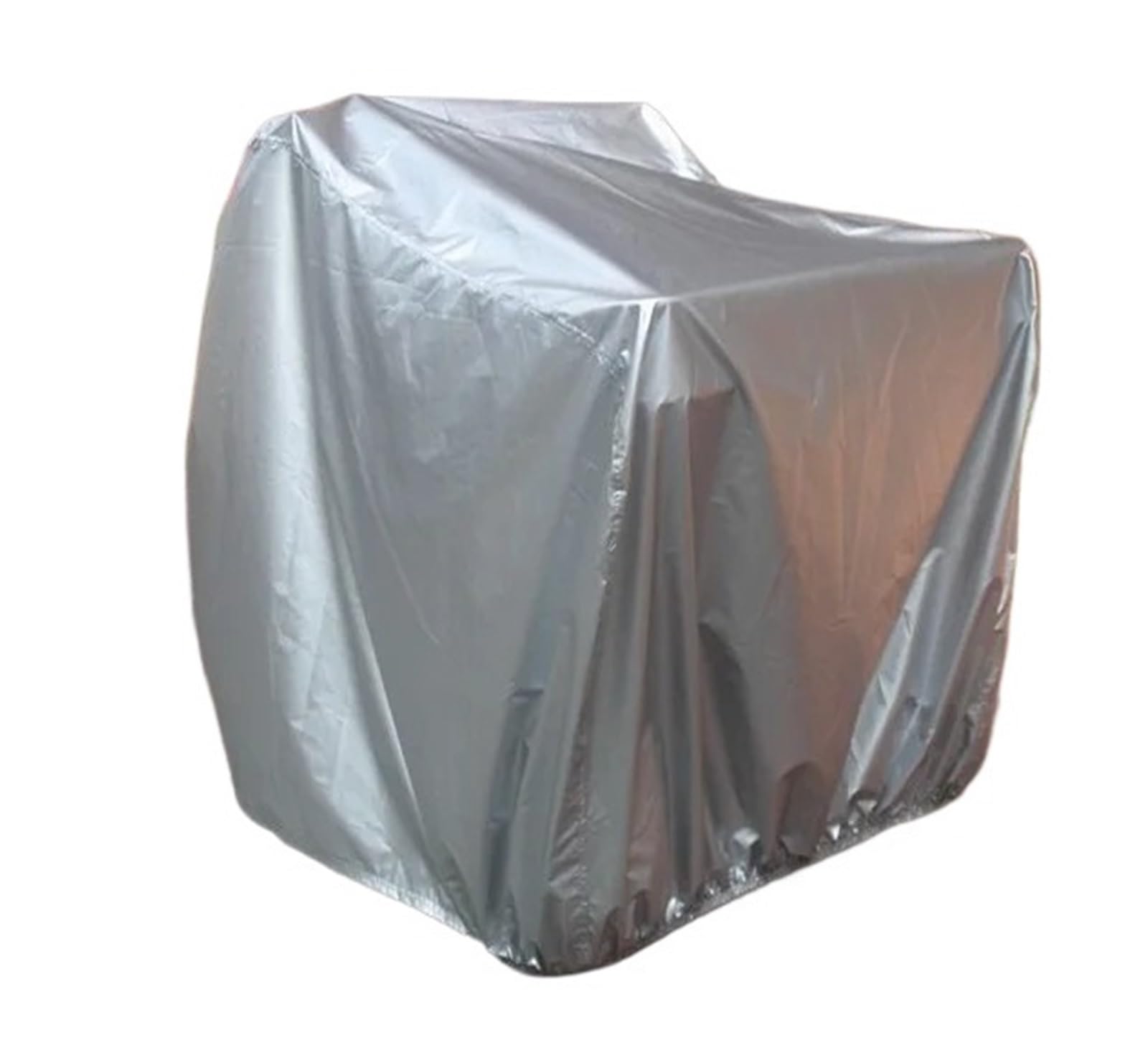 Motorradgarage Winterfest Für Alle Größen 3 Farben Universal ATV Abdeckung Geländefahrzeug Strand Motorrad Schützen Wasserdicht Anti-UV Staubdicht Quad(Silver)