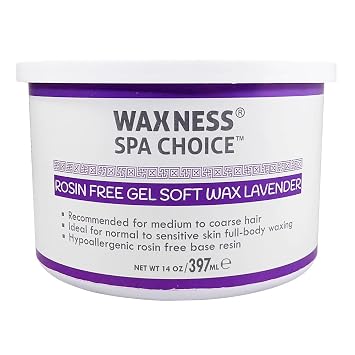 Waxness Lavender Spa Choice Soft Wax Tin 14 oz / 397ml