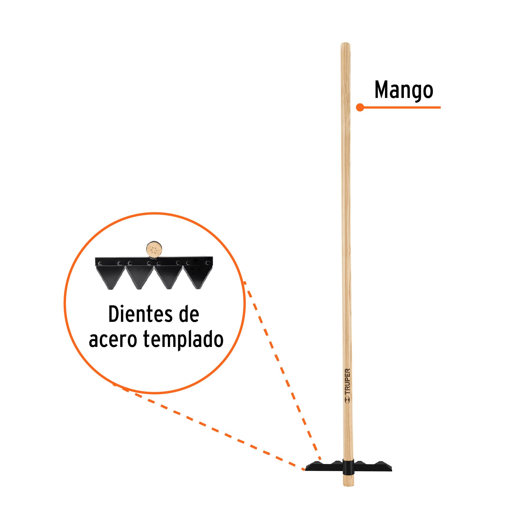 TRUPER R4-FOR Forest Service Tools Rake 60" (152 cm)