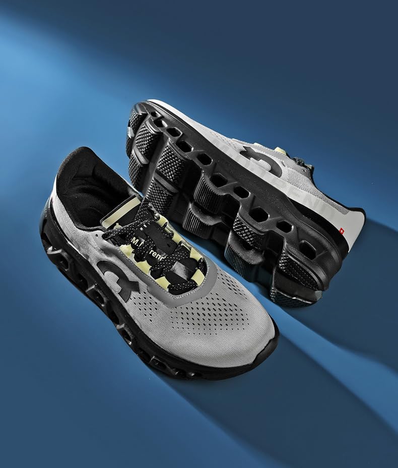 Running Shoes for Men Wide Toe 2024 Trendy Casual Jogging Sneaker Men's Impact-Absorbing Road Running Trainers Comfortable Lightweight Breathable Mesh Walking Tennis Athletic Shoes2