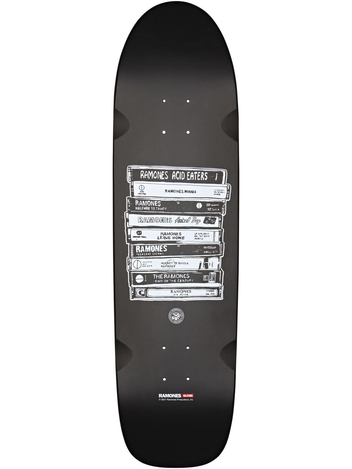 Globe Deck Skateboard Shooter Ramones/Hey Ho 8.625