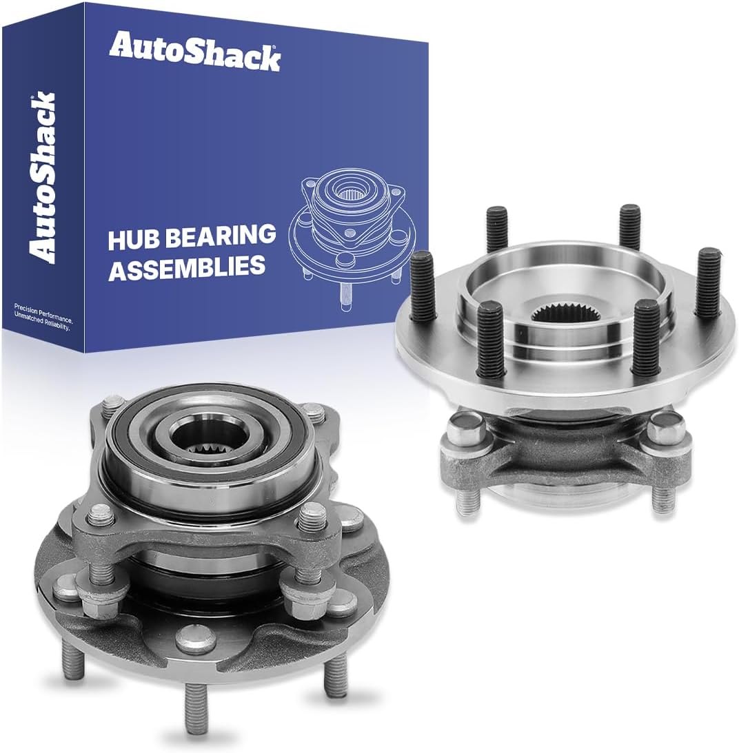 AutoShack Front Wheel Hub Bearing Assemblies Left & Right with ABS Replacement for 2005-2021 Toyota Tacoma 2003-2021 Toyota 4Runner 2010-2021 Lexus GX460 2003-2009 Lexus GX470 2-PC Set