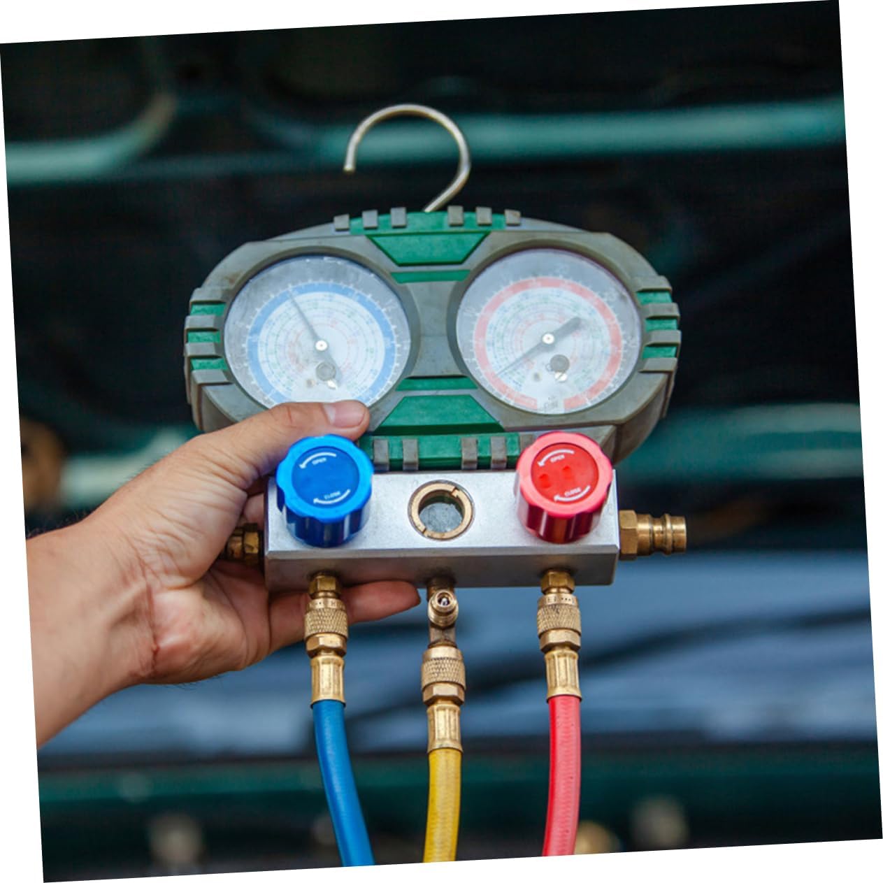 3Pcs Car Air Conditioning Charging Hoses Durable Refrigeration Tubes for Easy Installation and Reliable Testing for Daily Use and Emergencies