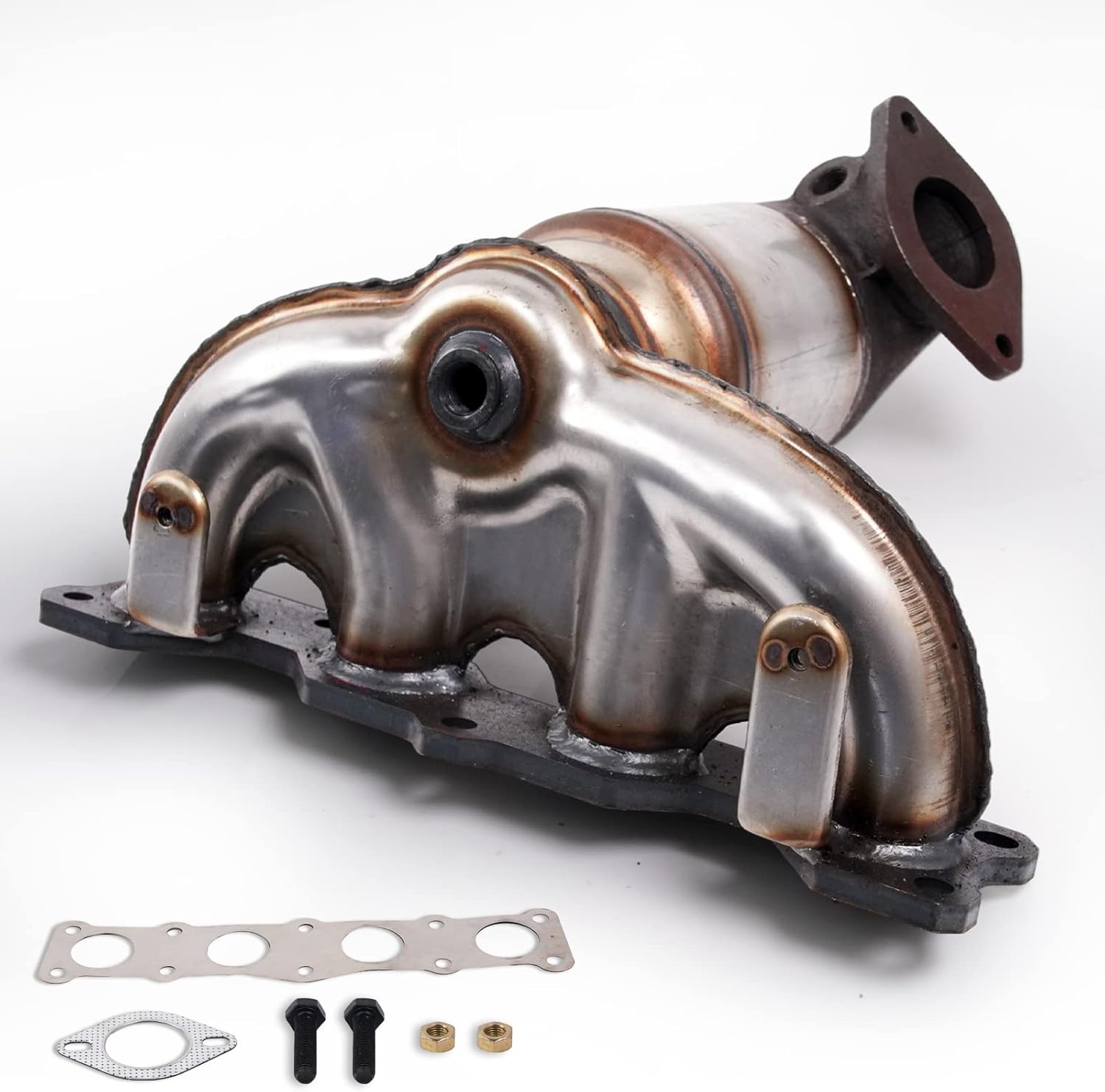 Aumzong Manifold Catalytic Converter 674-128 Compatible with Hyundai Sonata Kia Optima Forte Forte Magentis Forte Koup Forte5 2009-2016 2.0L 2.4L Replaces # 48767736ka 10H56963 (EPA Compliant)