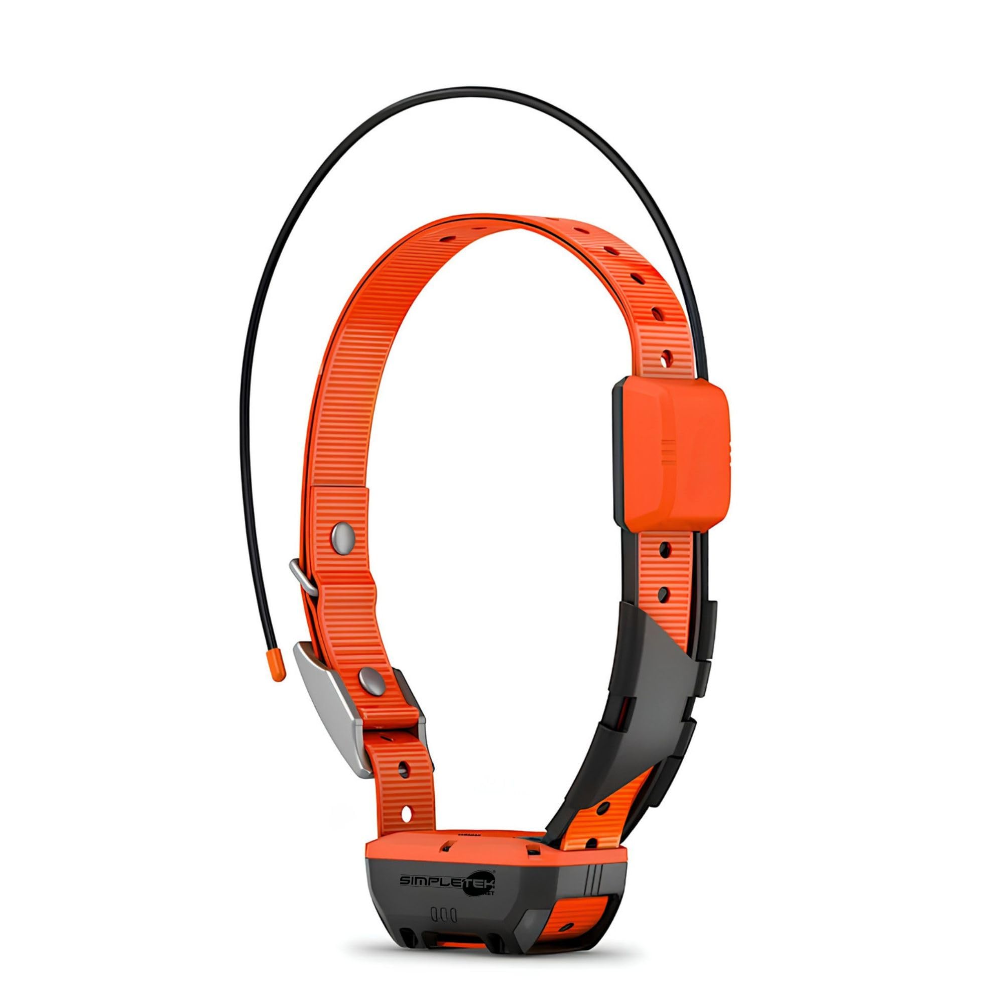 SIMPLETEK - Collar GPS profesional para perros - Seguimiento VHF hasta 10 km, receptor de alta sensibilidad, luz LED multicolor
