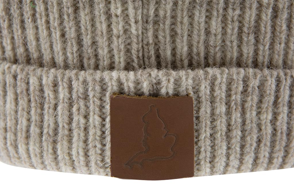 Patriia Gorro de lana merino 100 % con bandera inglesa. Hecho a mano. Gorro de lana para hombre. Gorro de lana para mujer. Gorro de punto