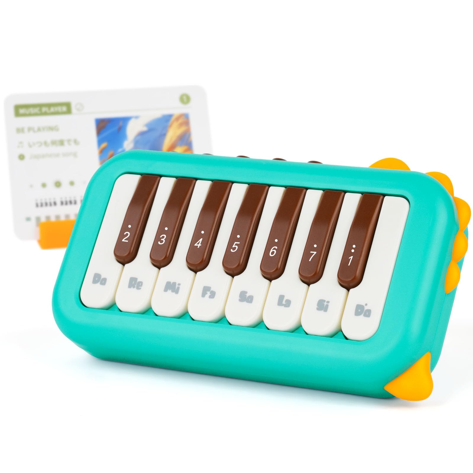 HOTUT Teclado para Niños Pequeños,Teclado de Música Electrónico Portátil Piano para Niños,Mini Teclado de Piano para Niños,Teclado para Piano Luces Músical Juguetes Bebés,Piano Juguetes para Niños