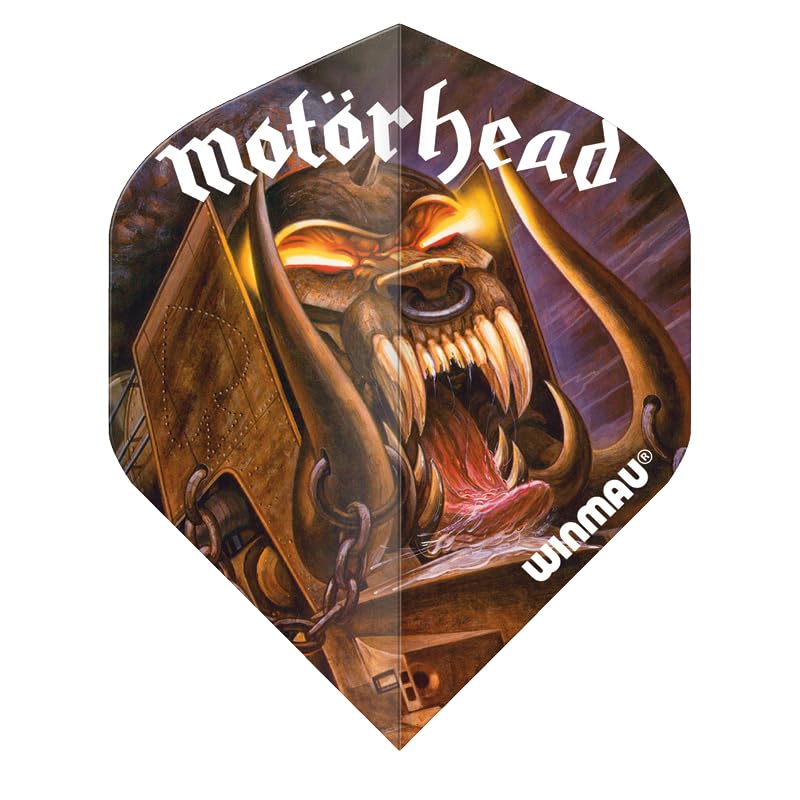 WINMAU Rock Legends Dart Flights - 10 Sets Per Pack (Total 30 Dart Flights) Available in Varying Designs (Motorhead, Orgasmatron) - Image 3