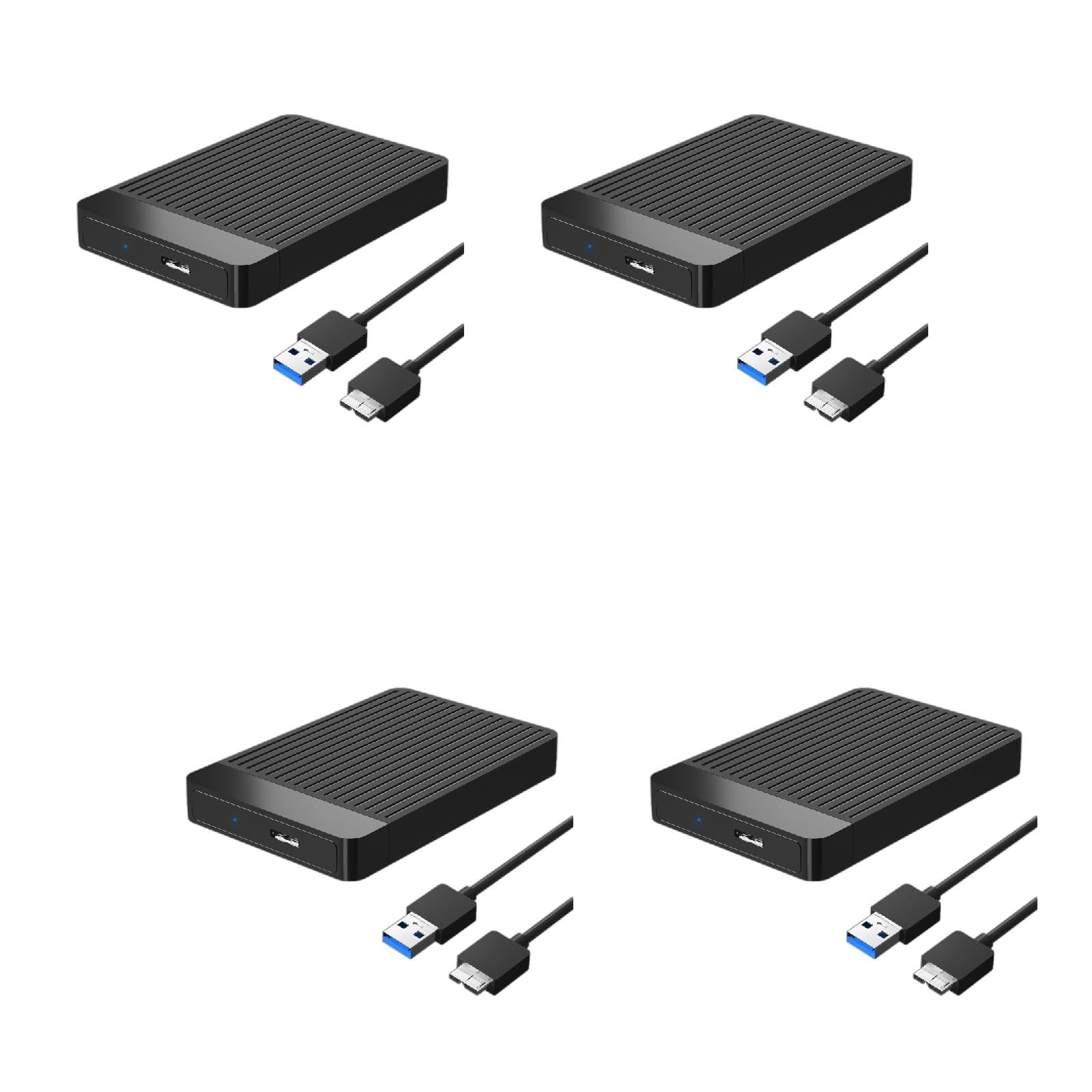 Boîtier externe 2.5 USB C stockage nomade pour PC - 5