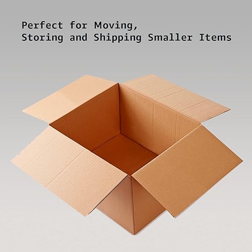 Miniatura 3 de Cajas de envío de cartón corrugado para embalaje, mudanza y almacenamiento, 8 x 8 x 6 pulgadas (paquete de 30 unidades)
