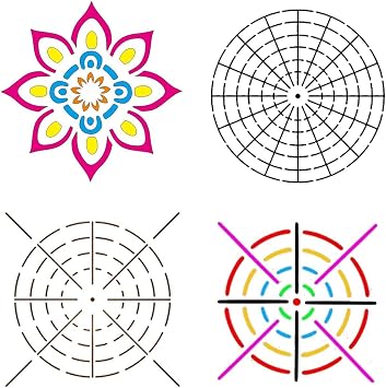 Hakkin Mandala Dotting Tools for Painting Rocks - 34PCS Dot Mandala Kit