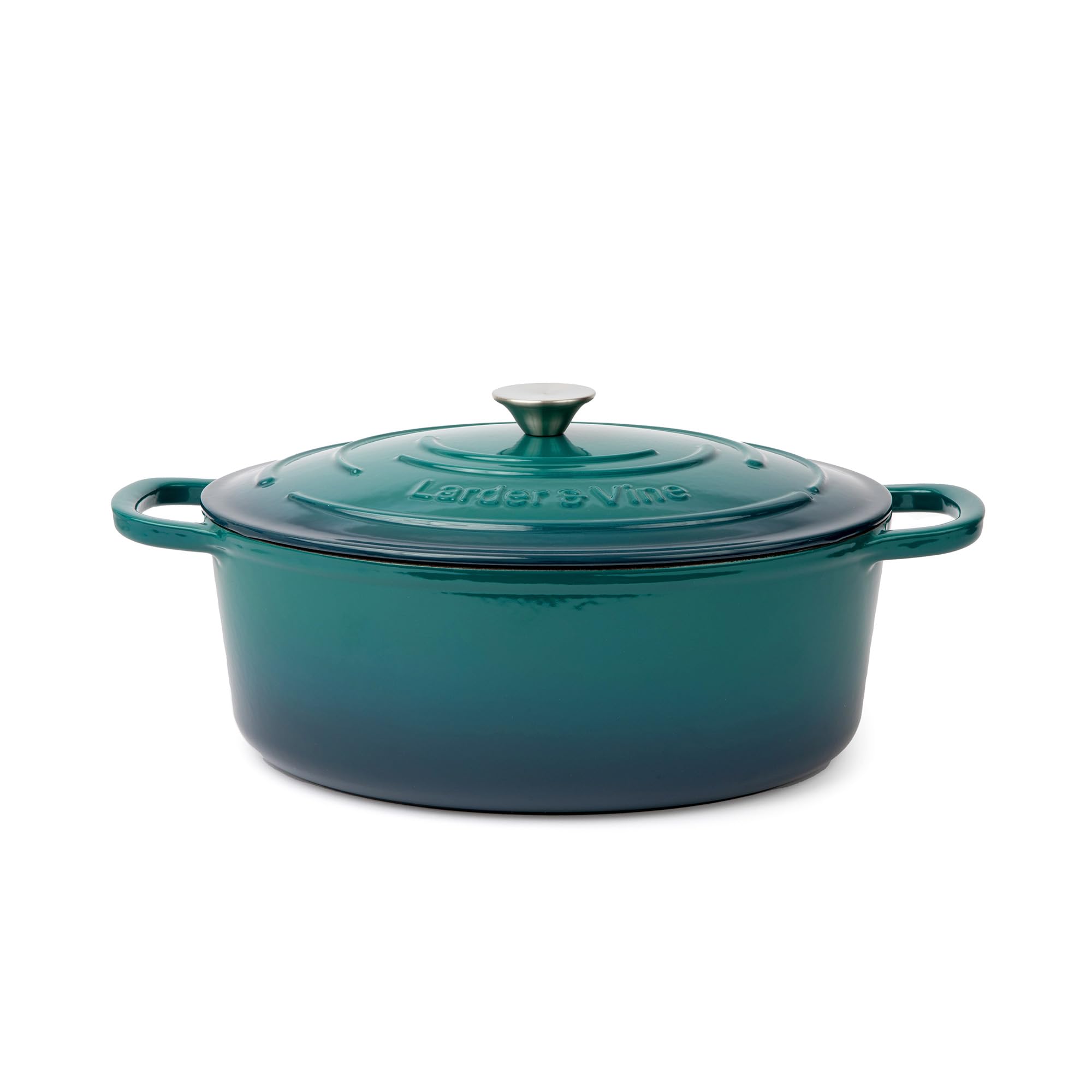 Larder & Vine 8 QT Oval Enameled Dutch Oven