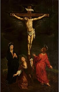 ArtDirect Crucifixion Unframed Art Print Giclee Poster by Anonymous - Ready for Framing with Customization Sizes 6x10, 9x14, 13x20, 23x36, 31x48 and 38x60 inches