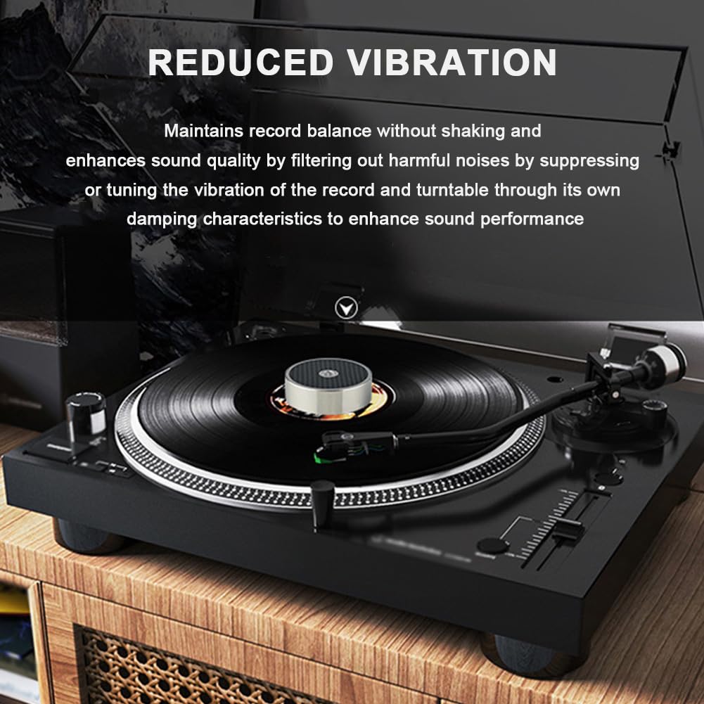 Morsetto di peso stabilizzatore per giradischi in vinile in acciaio inossidabile