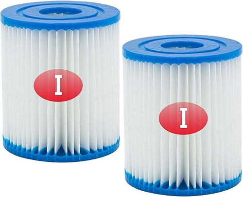 Miniatura 7 de SKTLBB Cartucho de filtro de piscina tipo I, 3.11 x 3.48 pulgadas, tamaño I para filtro de piscina, bombas de filtro de piscina, reemplazos