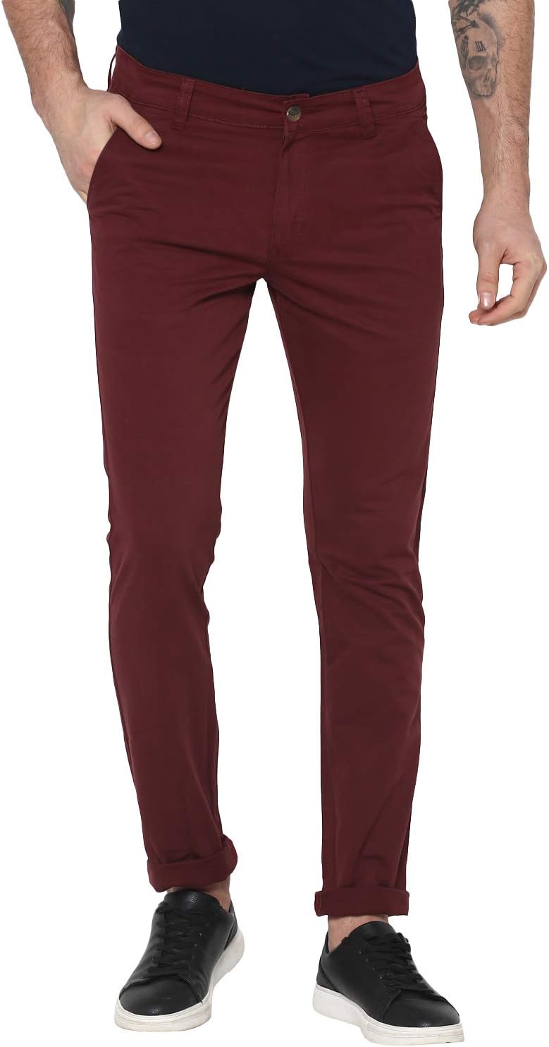 Urbano Fashion Men's Slim Casual Pants