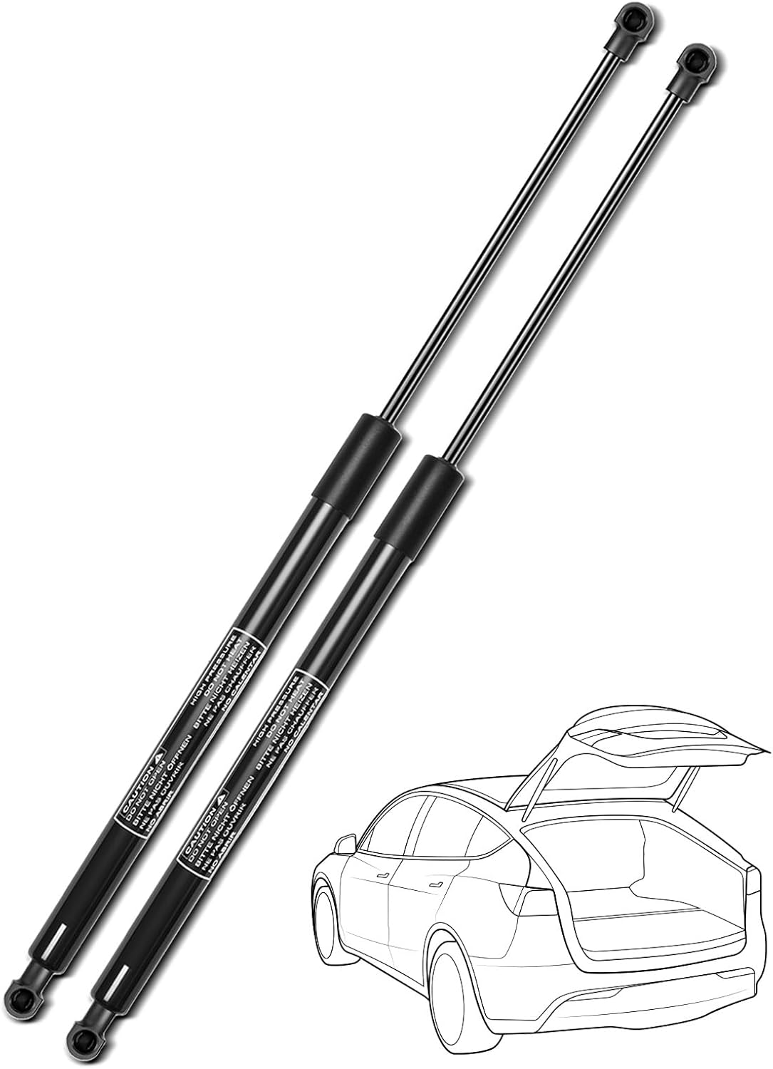 Set of 2 Rear Tailgate Lift Support Struts Gas Springs Shock for BMW E93 328i 335i 335is M3 2007-2013 Convertible