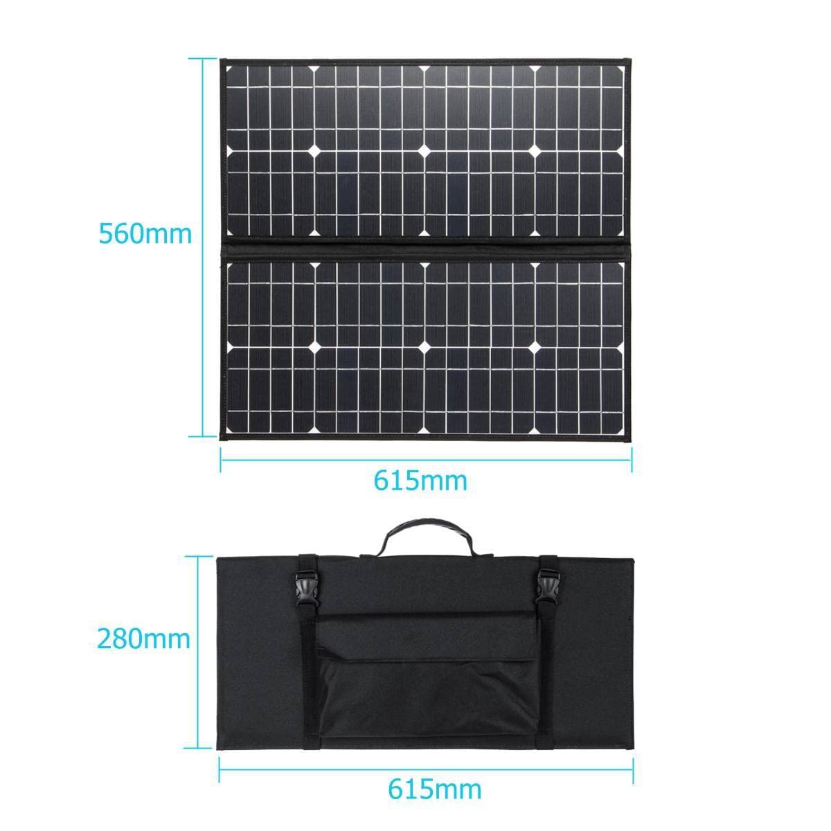 Pannello Solare Pannello Solare Pacchetto Solare da 50 W Pannello Solare Fotovoltaico Alimentazione Esterna Carica Solare Tesoro Energia Solare