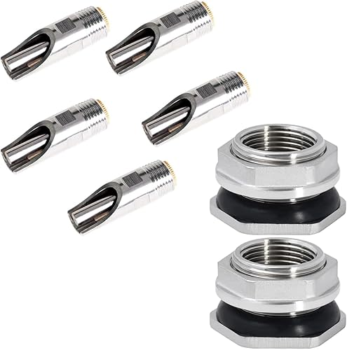 12 "NPT Pig Pig Alimentador de agua de acero inoxidable automático bebedor de agua con conector de tanque de agua de mamparo