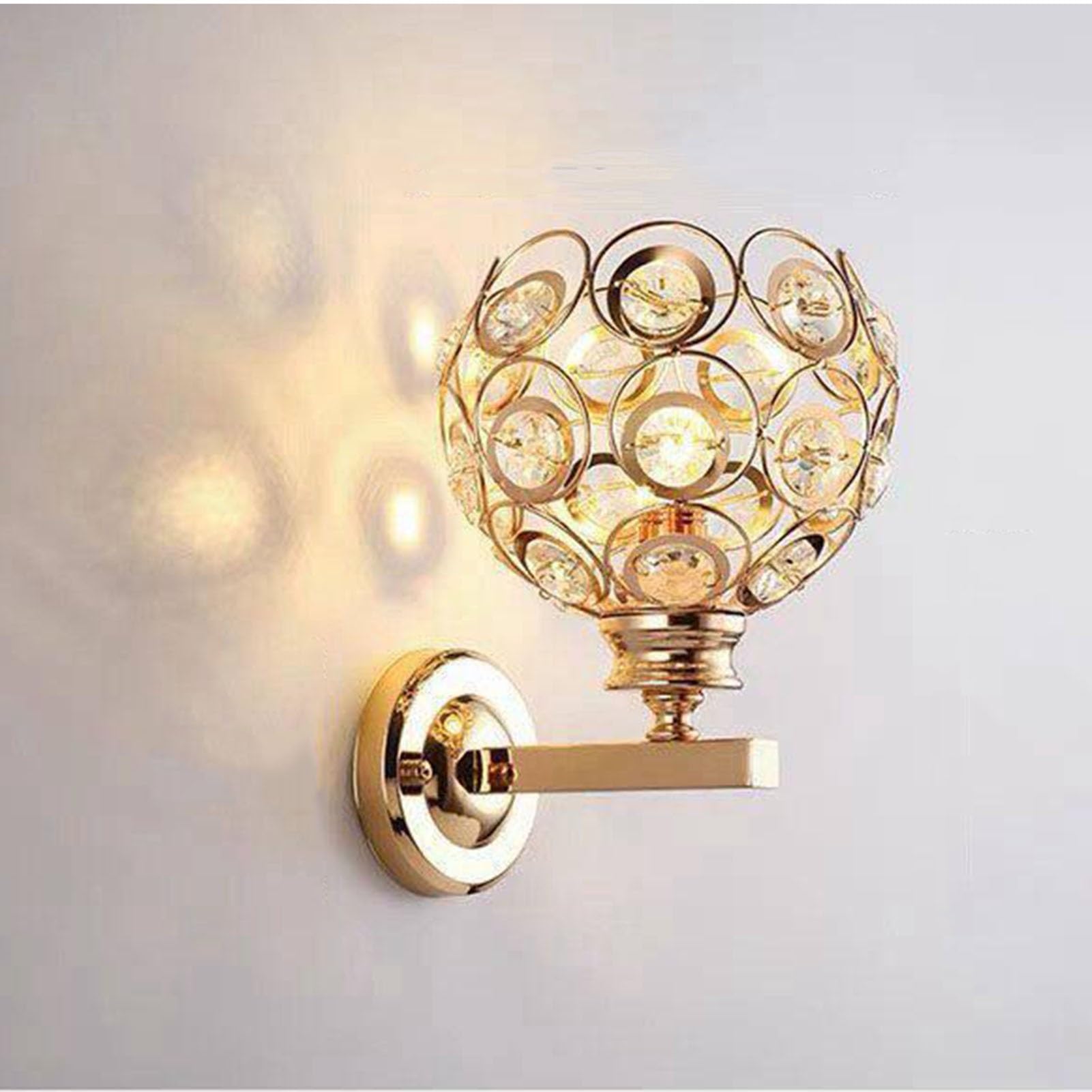 Luz cálida de pared decorativa que transforma tu salón con su iluminación suave