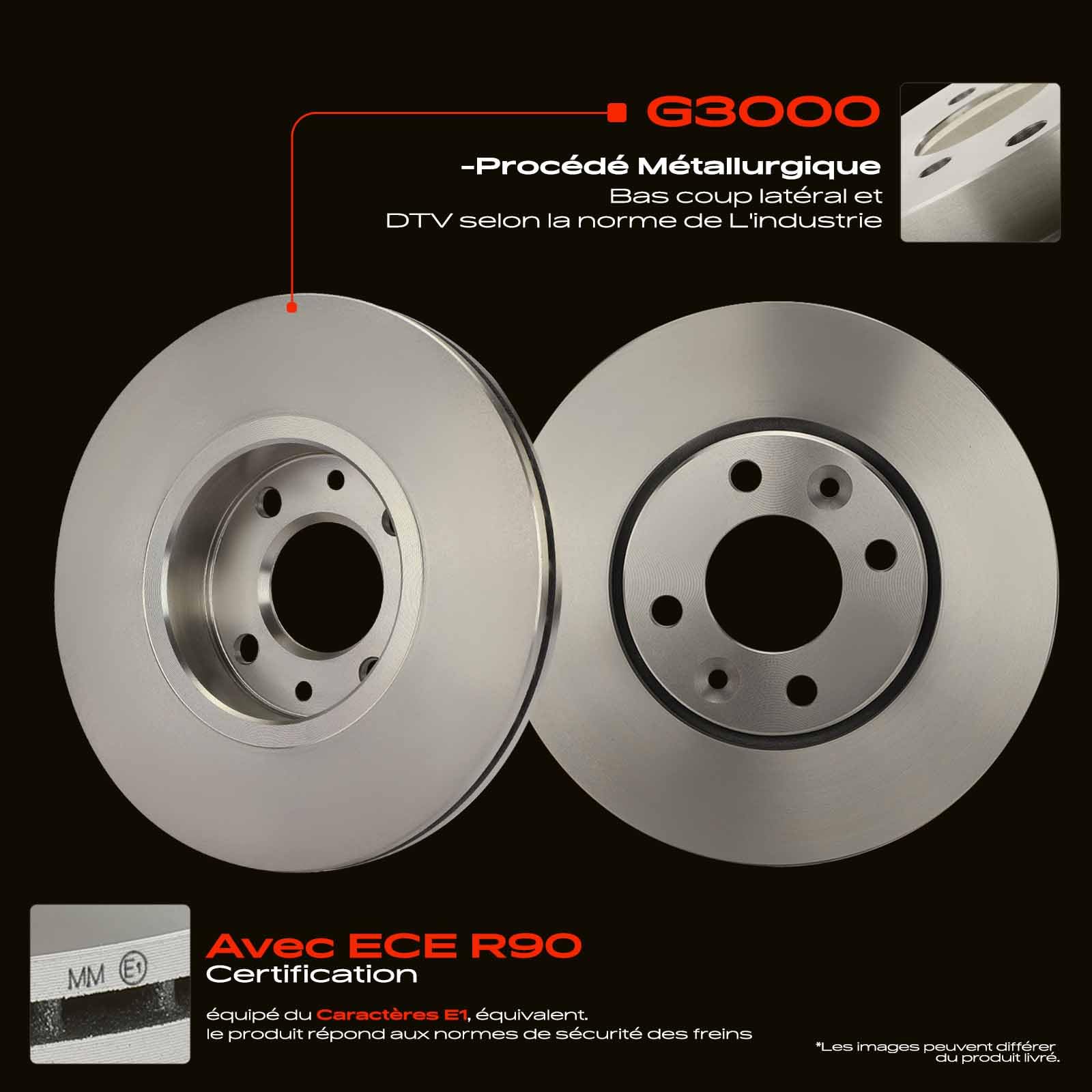 Frankberg 1 kit de freins avant | 0990781X; Compatible avec: Clio III boîte/hayon SB SR, Logan MCV KS, Logan Pick-up États-Unis, Mode/Grand Mode F/JP0