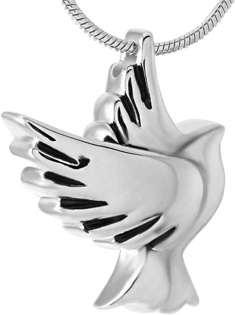 HGHGJH Cremation Jewelry Ashes Pendant 316L Stainless Steel