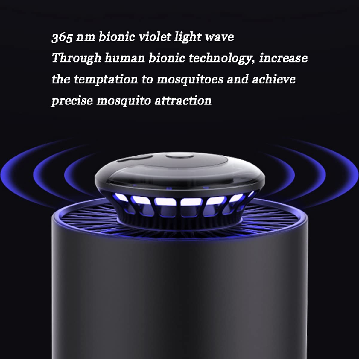 Bug Zapper, Lampada elettrica antizanzare, Lampada antizanzare con Controllo Intelligente della Luce, Controllo Fisico antizanzare (B)