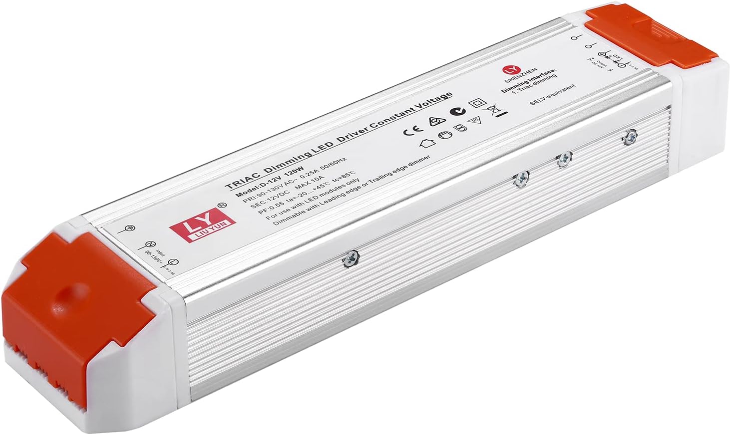Dimmable LED Driver 12V 60W Universal Regulated DC 12V Switch Power Supply Dimmable Low Voltage Transformer for LED Strip with Dimmer Compatible with Lutron and Leviton for LED Strip Lights