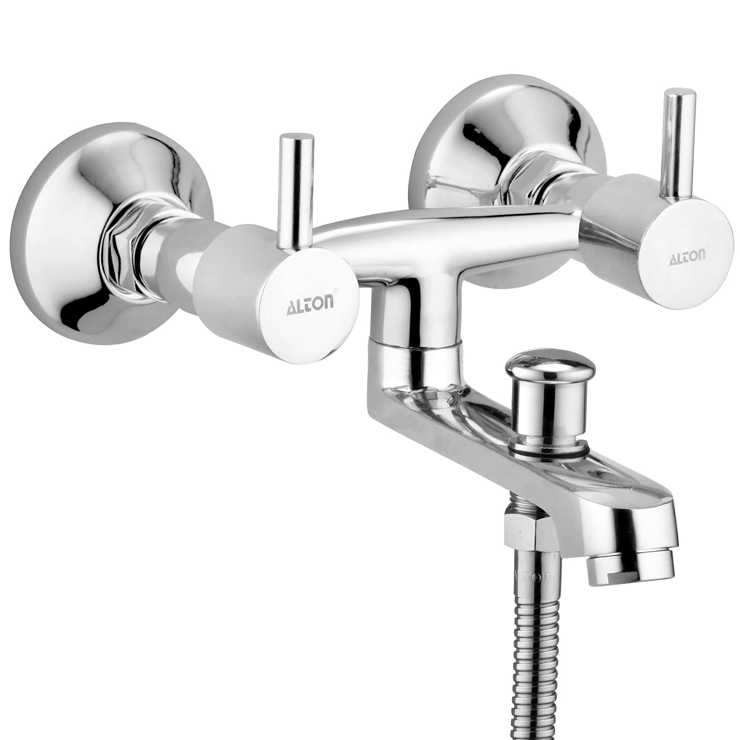 ALTON GRCL3940 Brass, Wall Mixer With Button Attachment Spout for Hand Shower, Chrome Finish (B09DFYQ8KR) Amazon Price History, Amazon Price Tracker