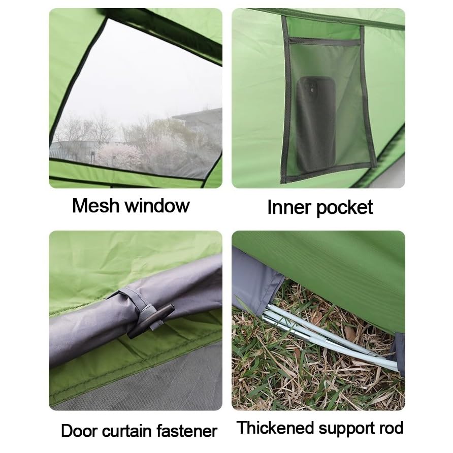 Carpa para camping 4-8 personas, plegable para exterior miniatura 7