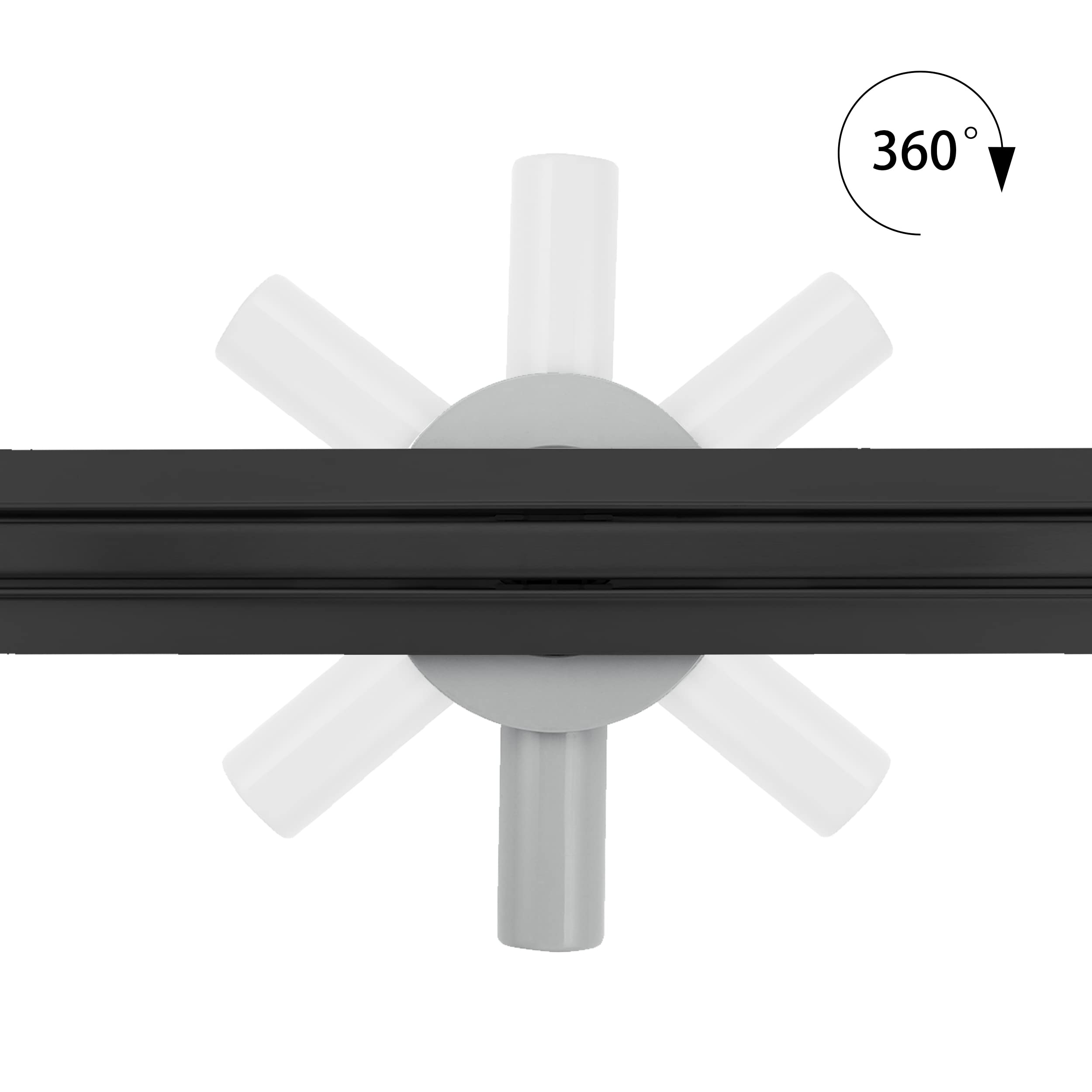 i-flair Duschrinne Bodenablauf 90 cm Duschablauf aus Edelstahl sehr flach - Siphon 360 Grad beweglich - Größen 50cm – 100cm Model B12 geschlossener Randablauf SLIM Schwarz