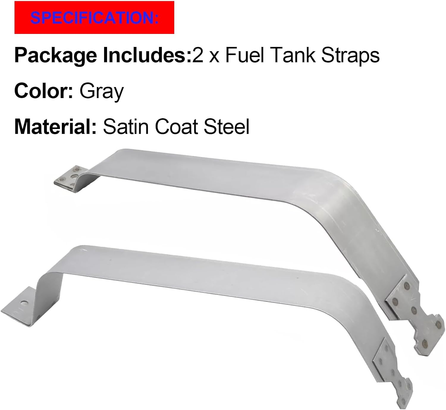 SMMS ST237 Set of 2PCS Fuel Tank Straps Designed for Cadillac Escalade for Chevy Avalanche Suburban 1500 Tahoe for GMC Yukon 2000-2014 Replaces OE: 15745095