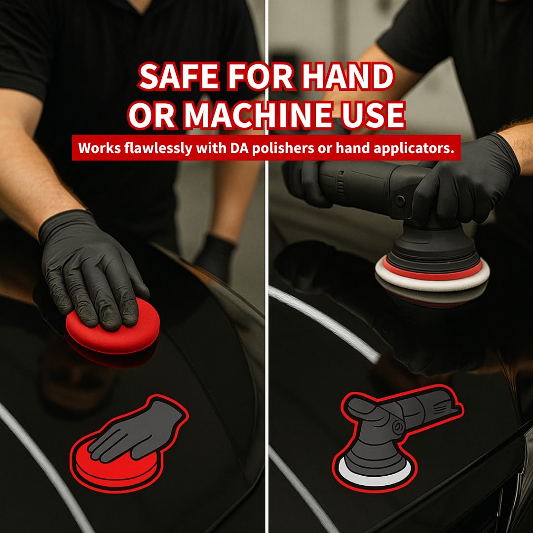 Renegade Products Graphene + Ceramic Black Paint Polish with Sio2, 1 Year Coating for Enthusiasts and Professionals