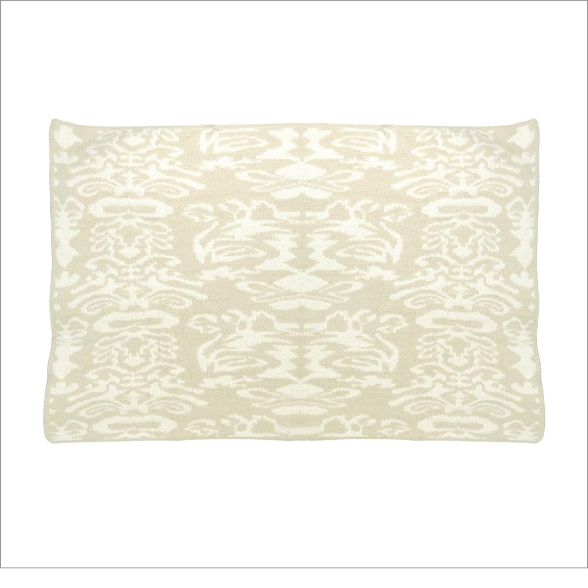 Amazon｜[カシウエア] kashwere ダマスク織柄 ブランケット black