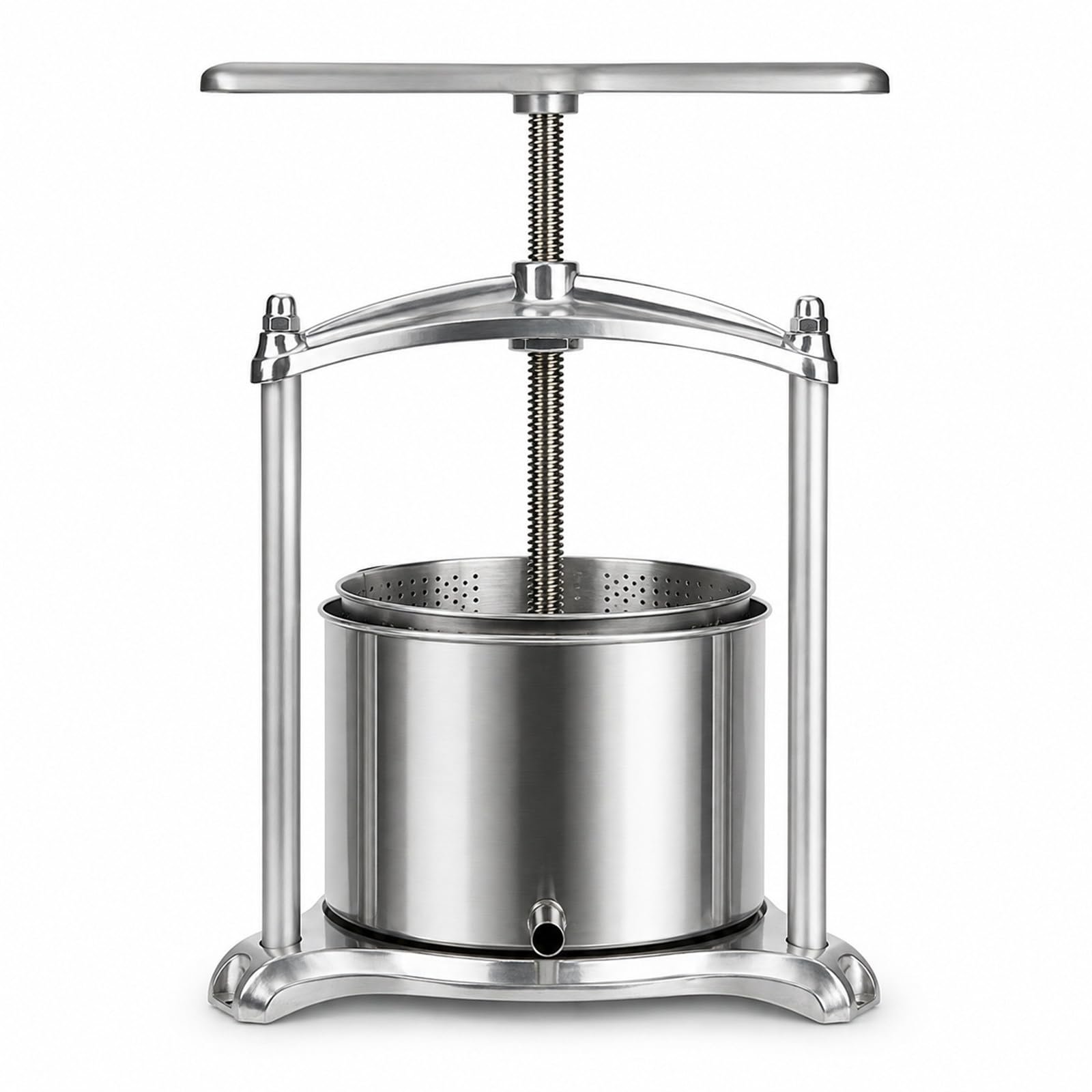 Spremiagrumi Manuale da 3/6 Litri, tritafrutta e torchio per Vino 3L