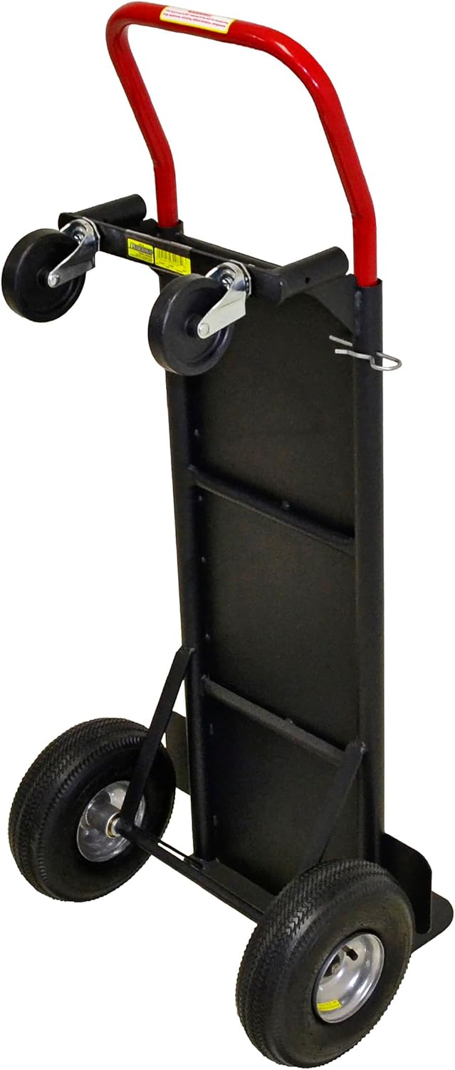 Milwaukee Hand Trucks 30087 Hand Truck with Solid Platform and 10-Inch Pneumatic Tires