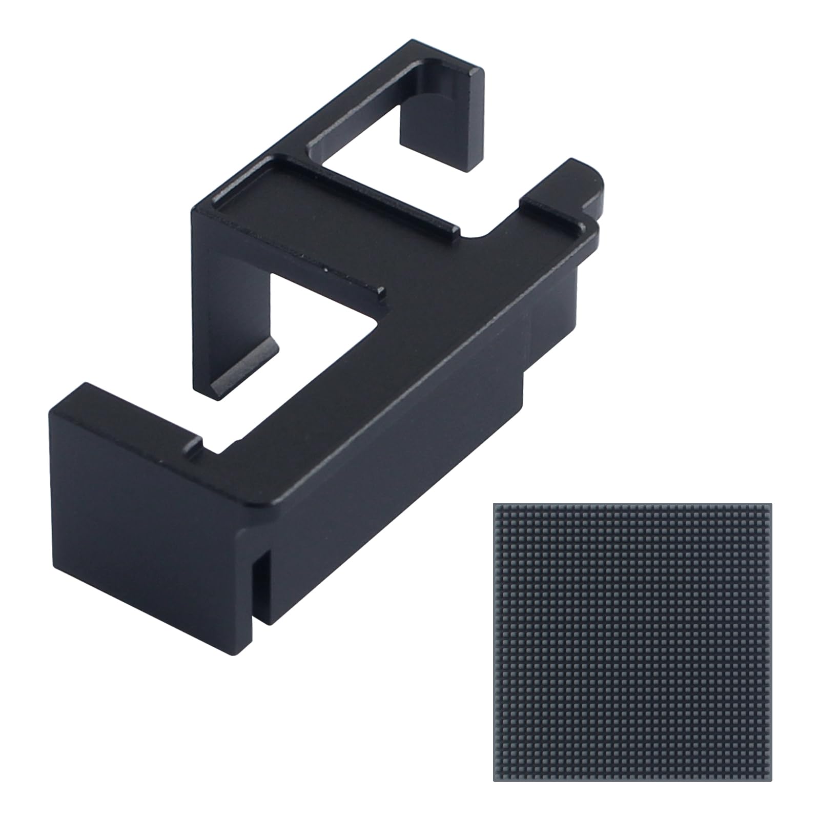 Upgrade Silicone Nozzle Wiper for P2S: CNC-Machined All-Metal Brush Holder with a Silicone Wipe (20 uses) for Bambulab Cleaning 3D Printer Nozzles Tool-image-23