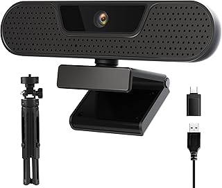 VIZOLINK 4K Webcam, Computer Camera with 4 Noise-canceling Microphones for Computer/Laptop/Mac, Privacy Cover and Tripod, Price In India